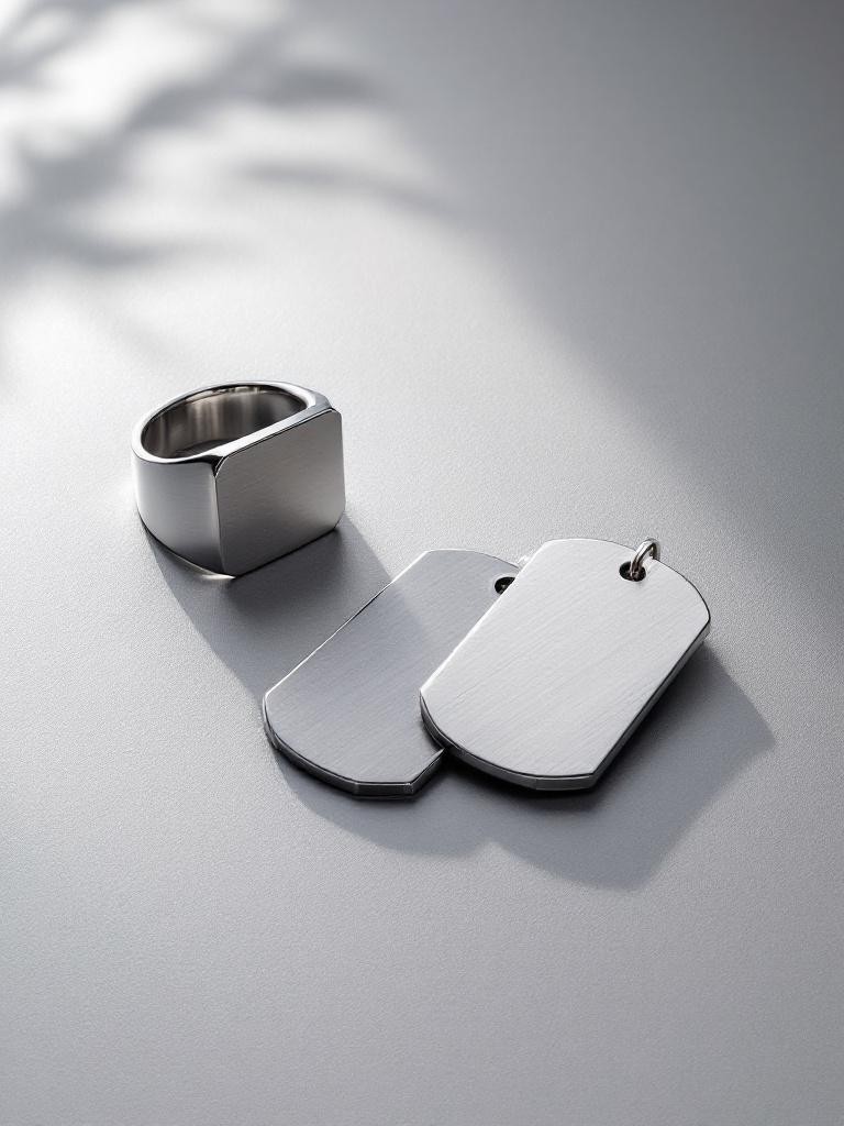 Gravierte Metall-Accessoires