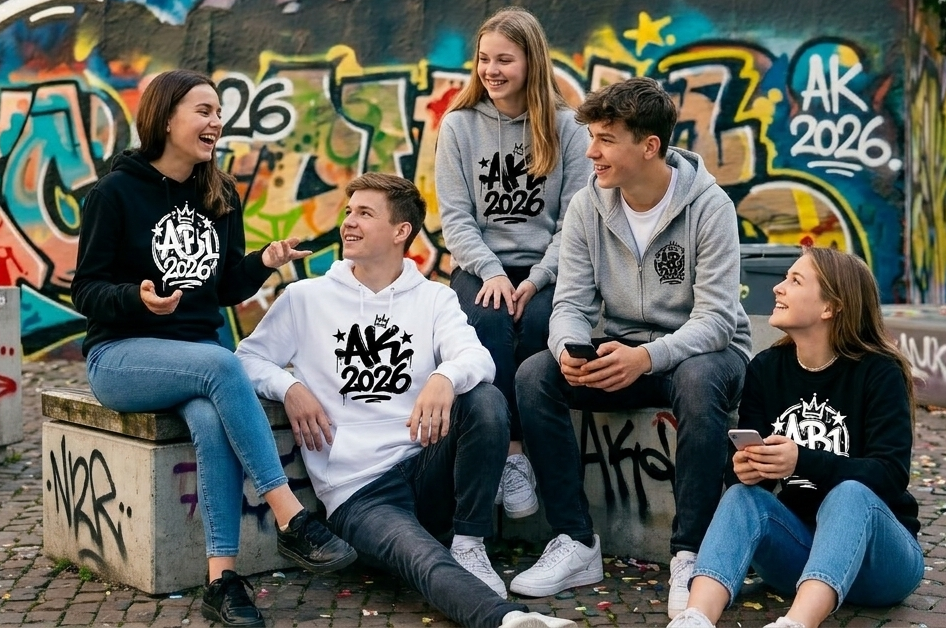 Abschlusspullis und Hoodies